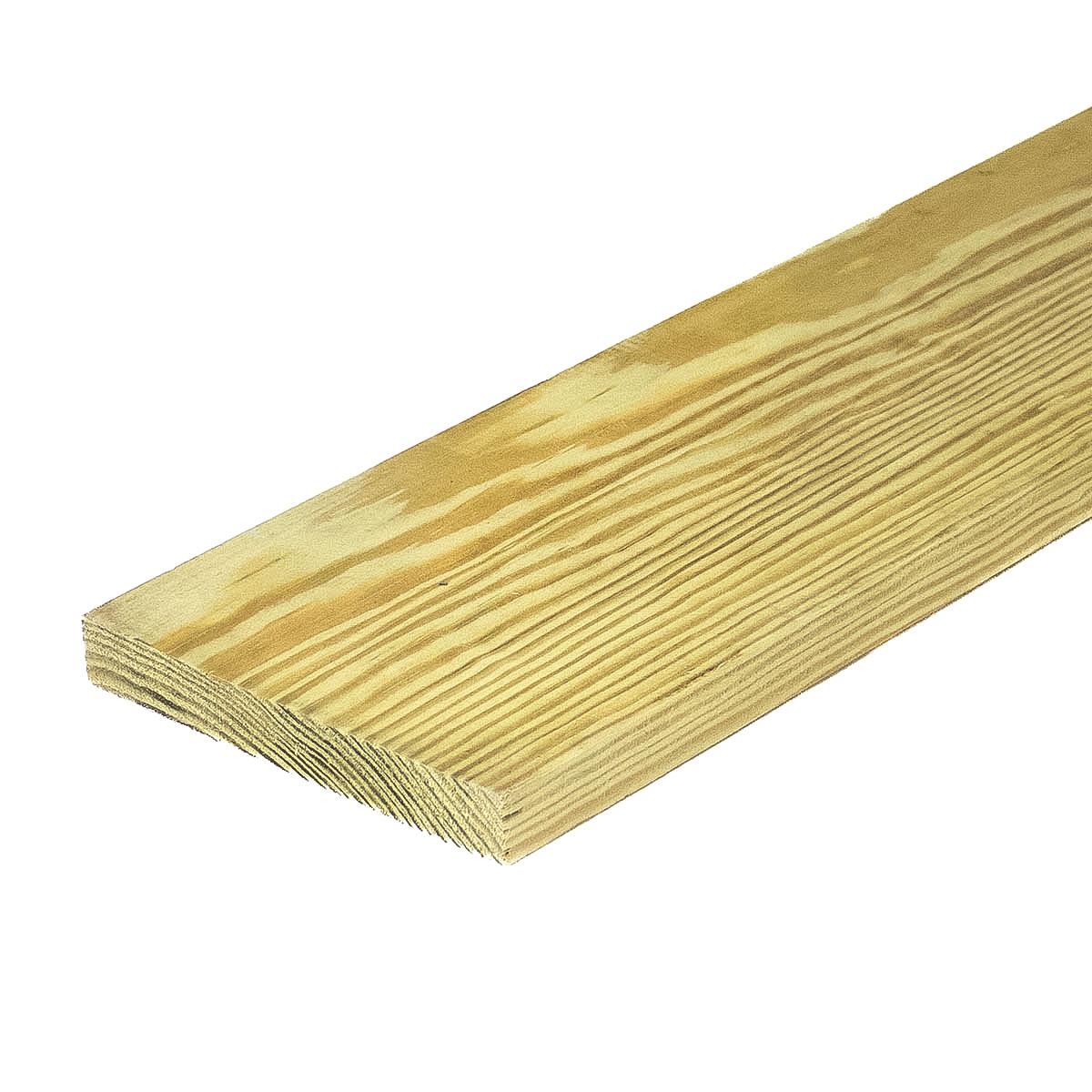 1-in x 6-in x 5-ft #2 Pressure Treated Board Southern Yellow Pine Lumber