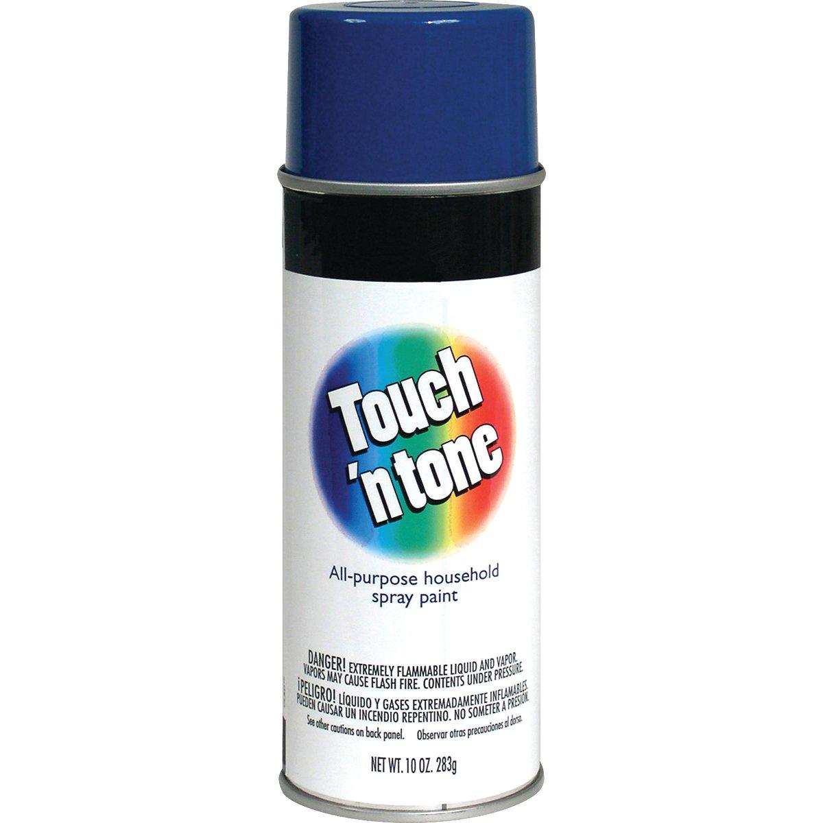 Touch 'N Tone 55278830 Spray Paint, Gloss, Royal Blue, 10 oz, Can