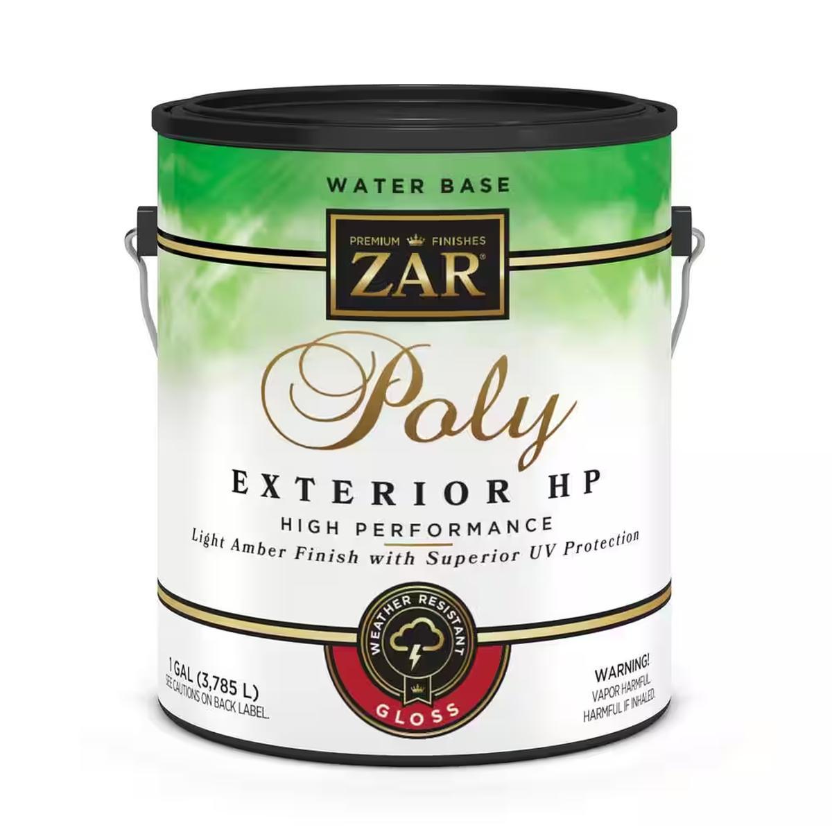 1-gal Exterior Water Based Polyurethane Gloss