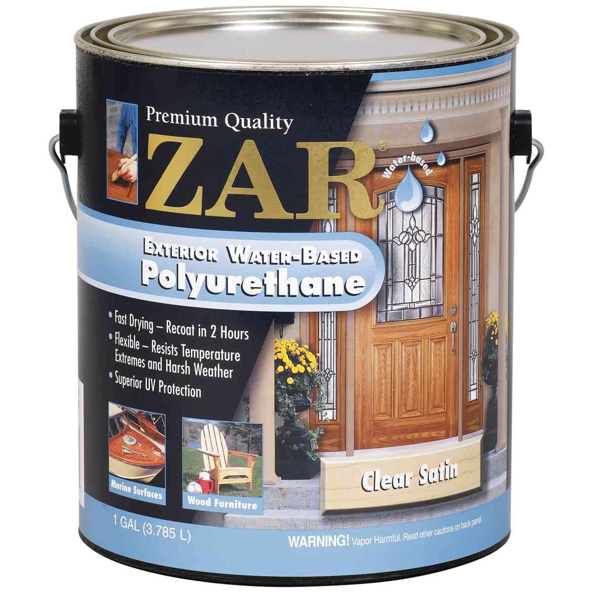 Exterior Water-Based Polyurethane Satin 1 Gallon
