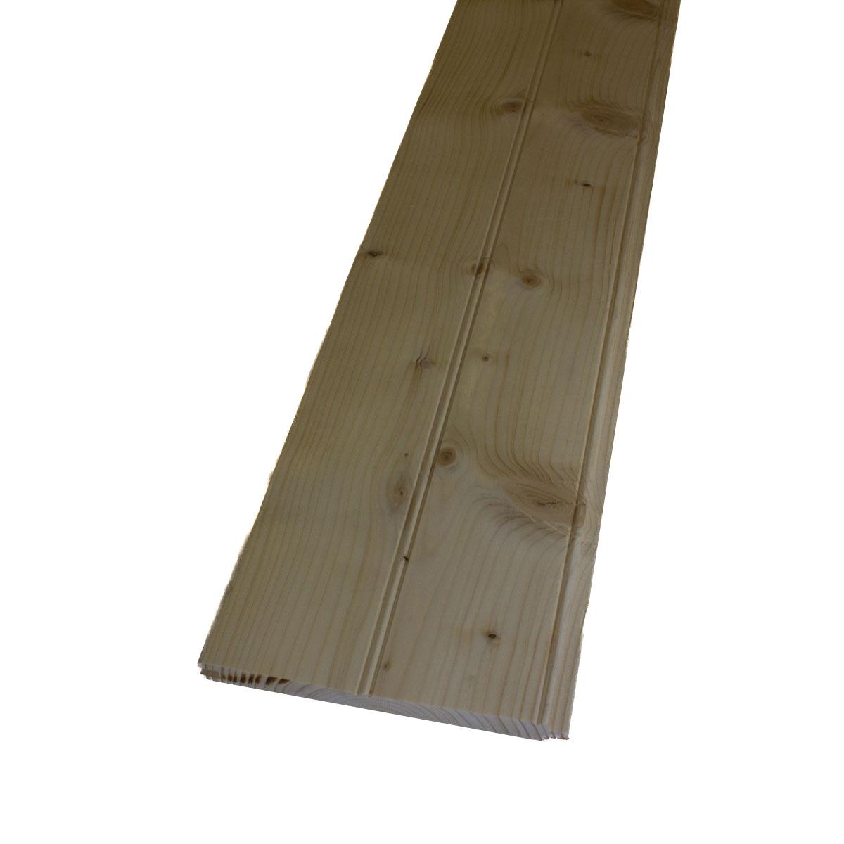 1-in x 8-in x 16-ft #2 Spruce Tongue and Groove WP4 V-Joint Board Lumber Alt #1