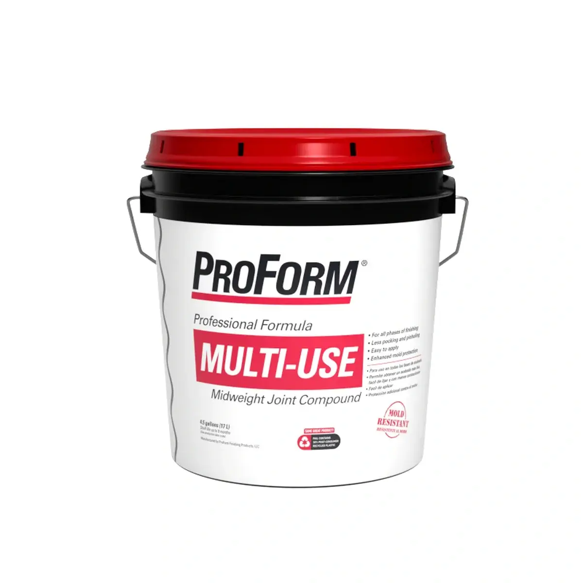 Proform JT0043/50002466 Multi-Use Joint Compound, Paste, Gray, 4.5 gal