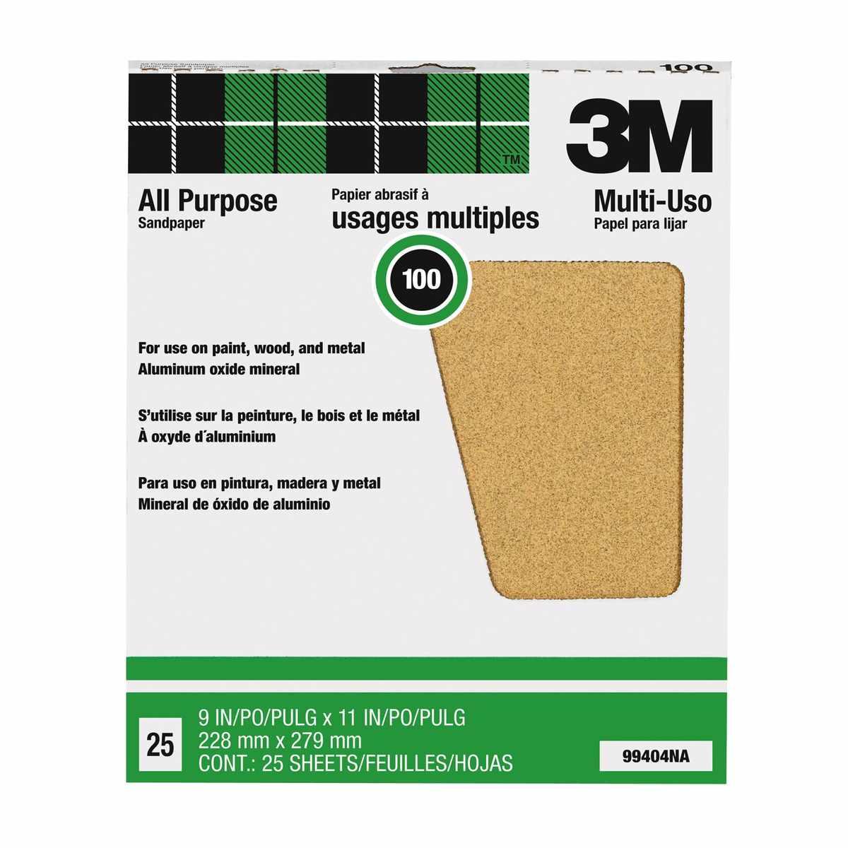 Sandpaper Al Oxide 9X11In 100