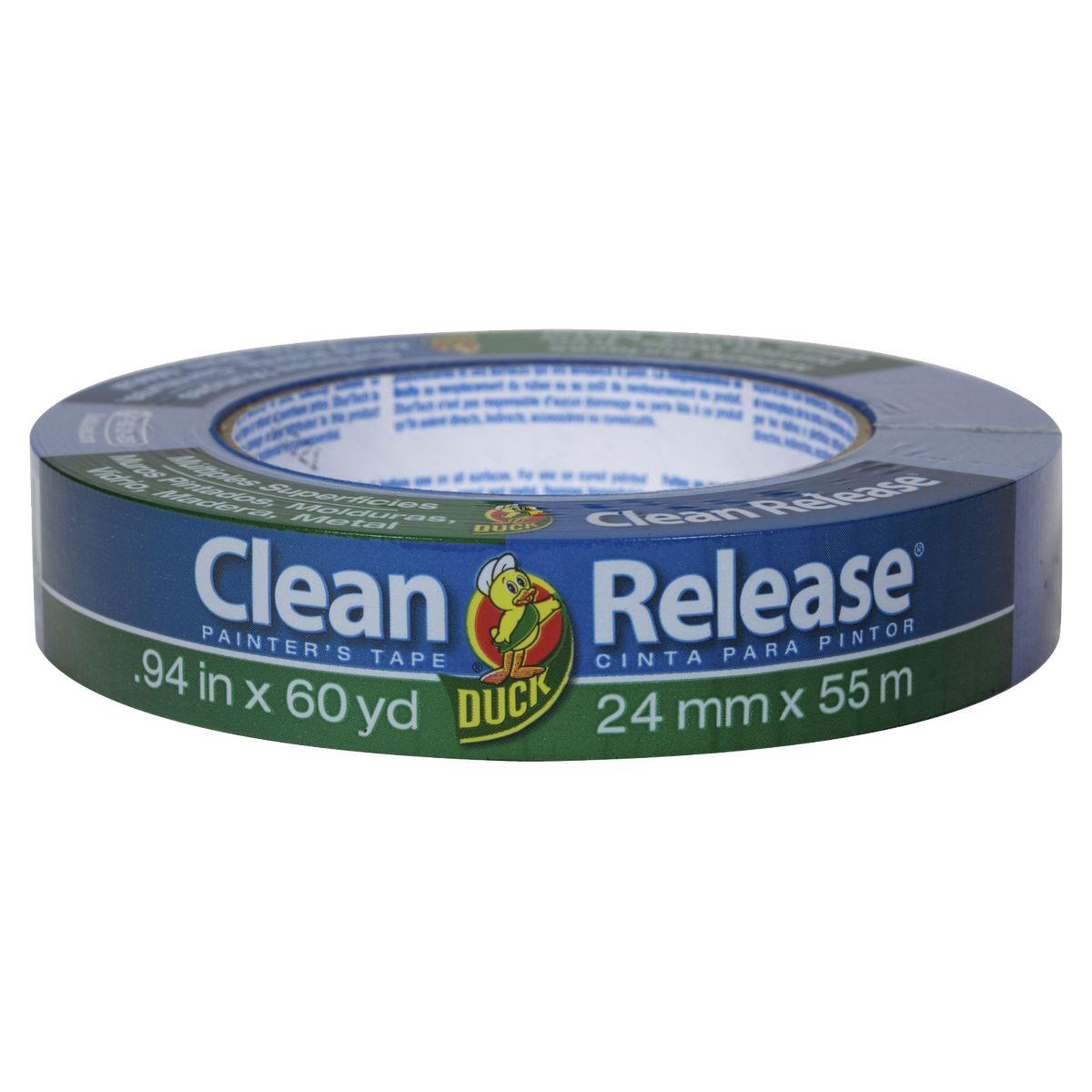 Duck 240193 Painter's Tape, 60 yd L, 0.94 in W, Blue