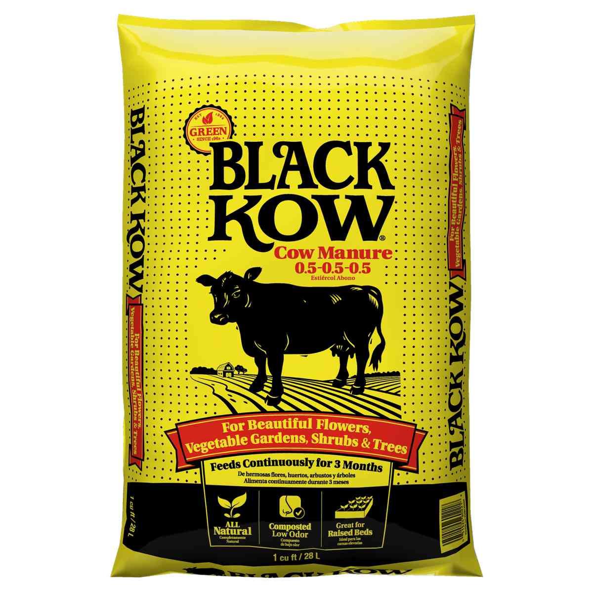 Black Kow Cow Manure 40Lb
