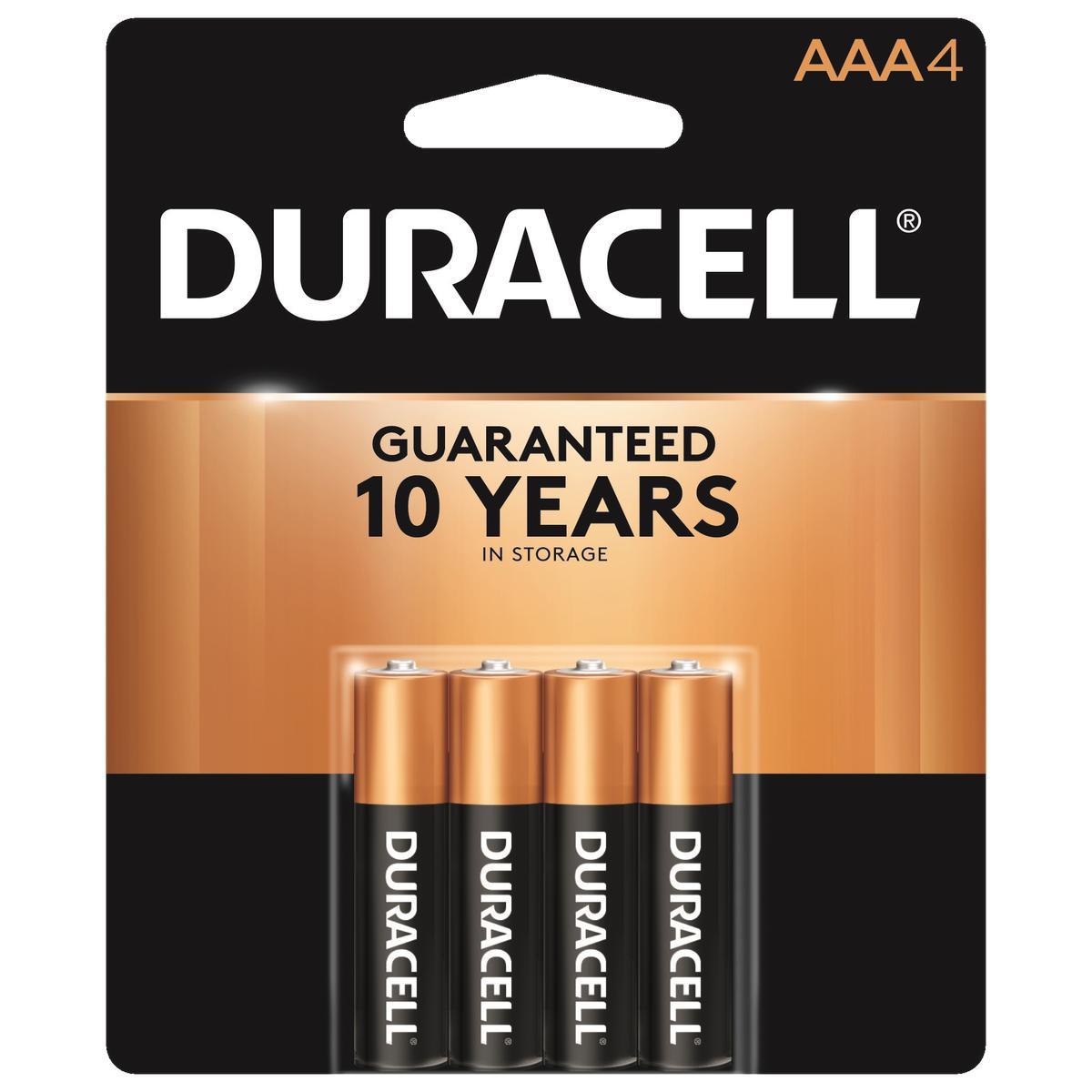 4PK AAA BATTERIES DURACELL   MN2