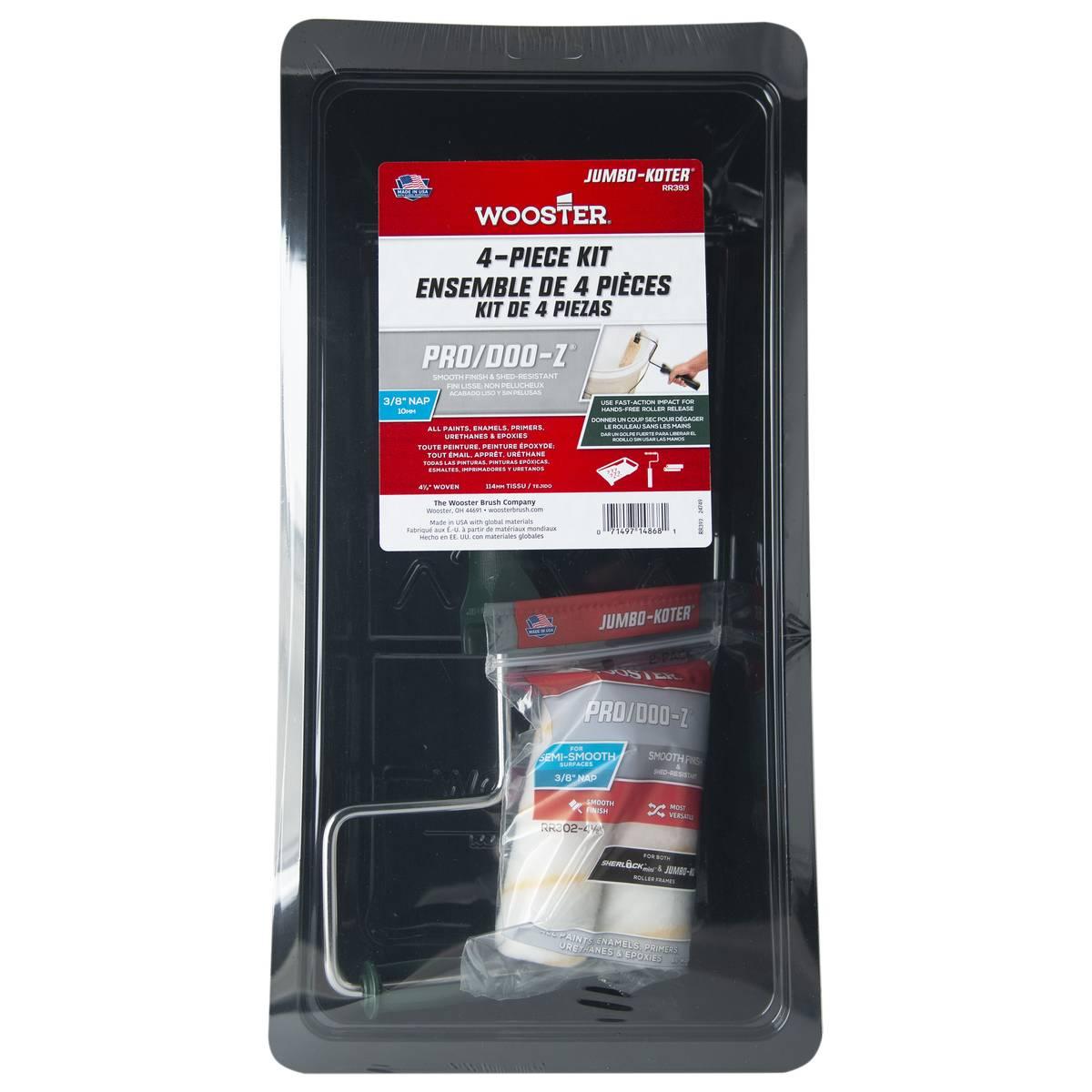 Wooster Pro-Dooz Jumbo Koter Roller Cover, 4.5 in