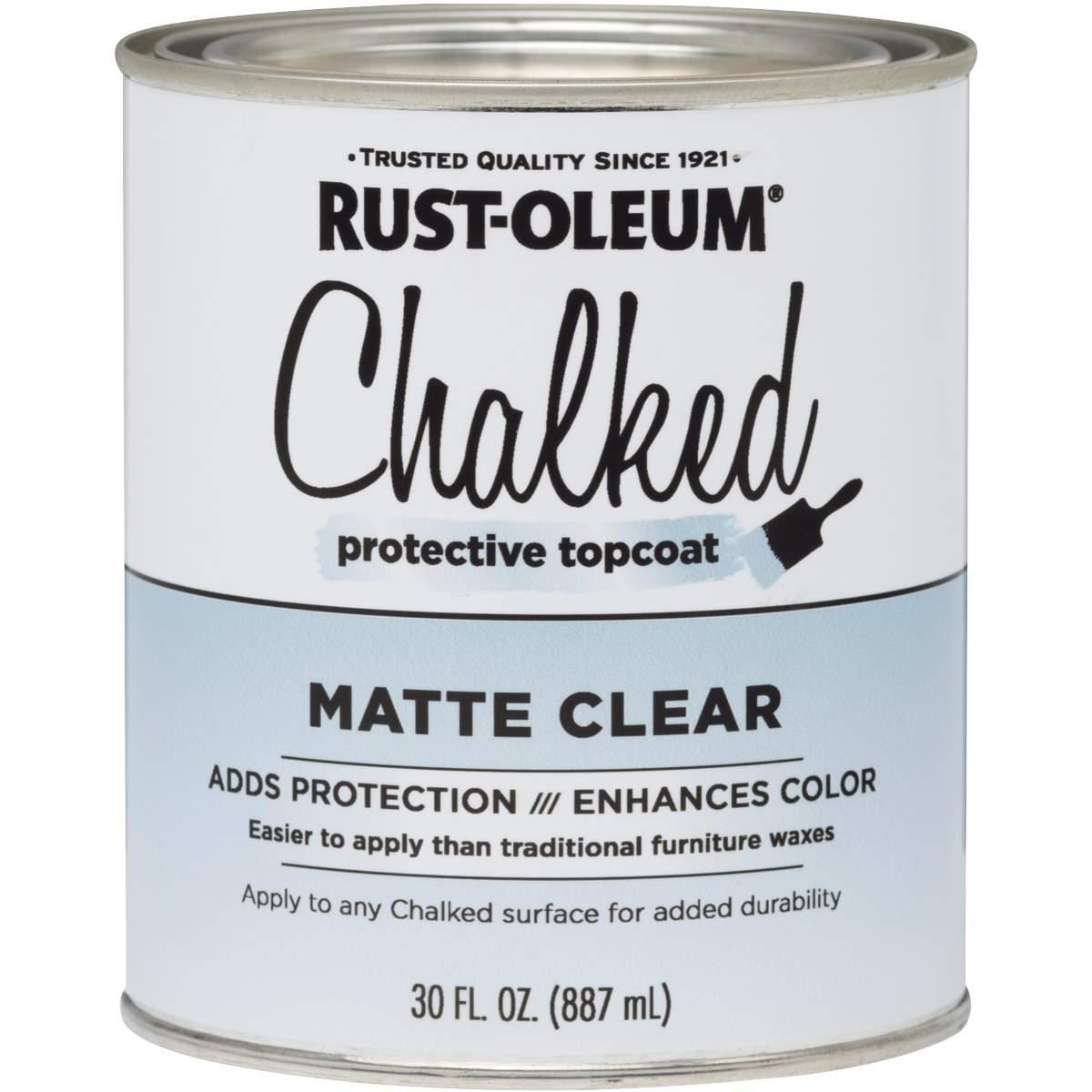 Chalked 287722 Chalk Paint, Matte, Clear, 30 oz