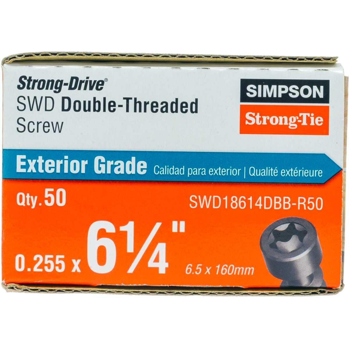 .180 X 6-1/4" T30 Dbl Barr 50Ct