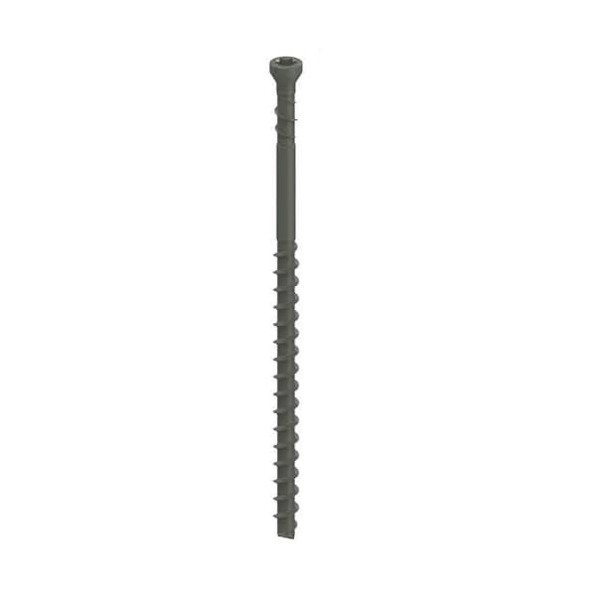 Camo 345148 Deck Screw, #7 Thread, 2-3/8 in L, Trim Head, Star Drive, Carbon Steel, ProTech-Coated, 350/PK