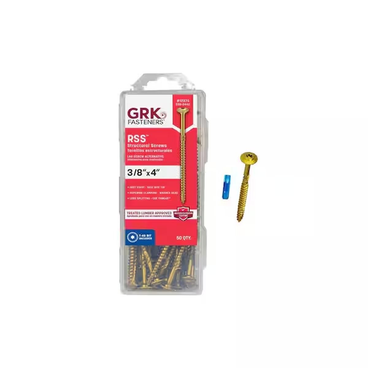 Grk Screws Rss Handy-Pak 3/8X4" G12275