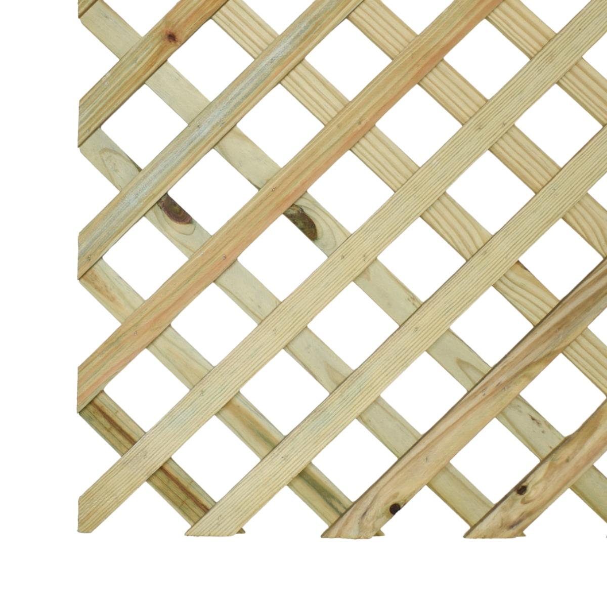 7/8-in x 4-ft x 8-ft Treated Diamond Lattice