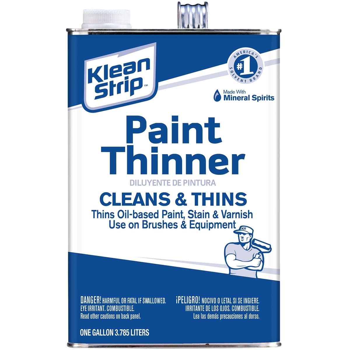 Klean Strip GKPT94002P Paint Thinner, Liquid, Water White, 1 gal Can
