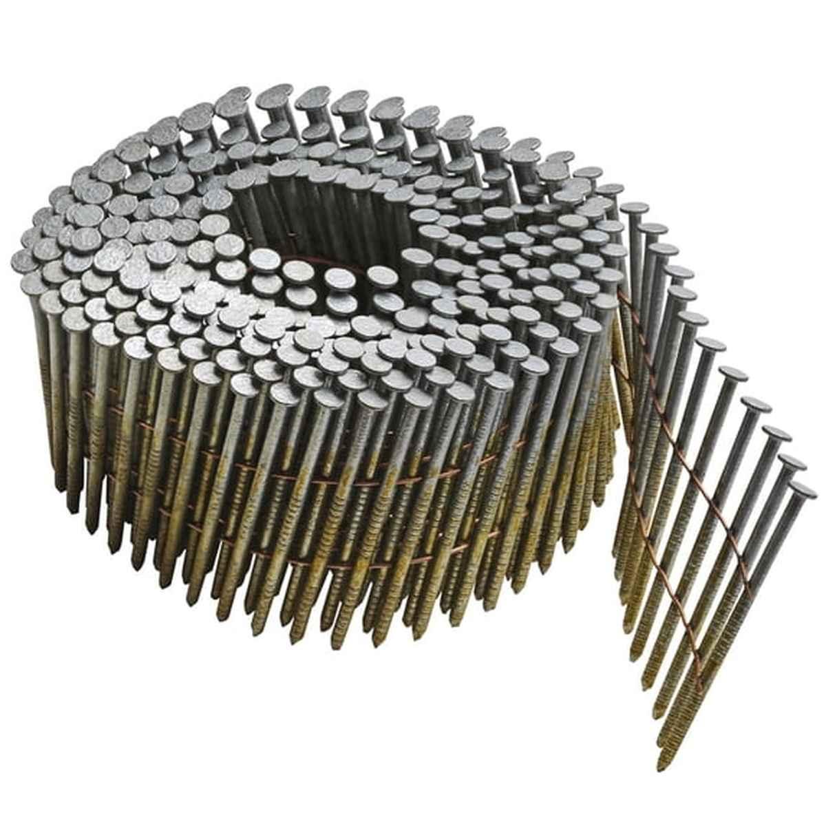 Bostitch RH-S12D131HDG/X Framing Nail, 3-1/4 in L, 11 Gauge, Steel, Galvanized, Full Round Head, Smooth Shank