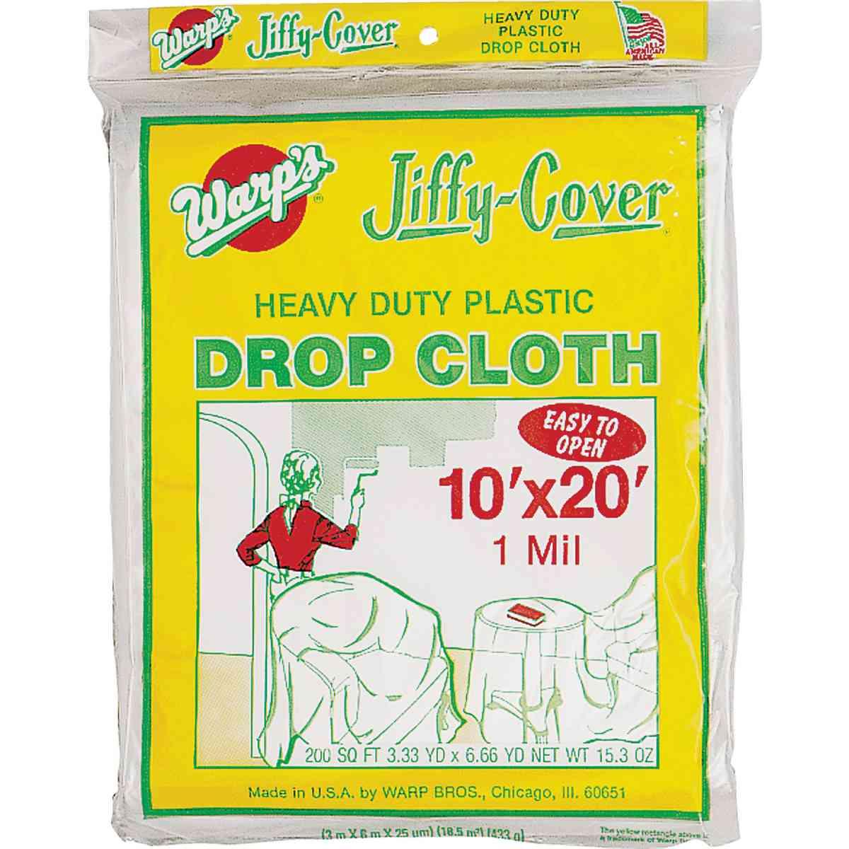 PLAST DROP CLOTH 1M 10X20 JC1020