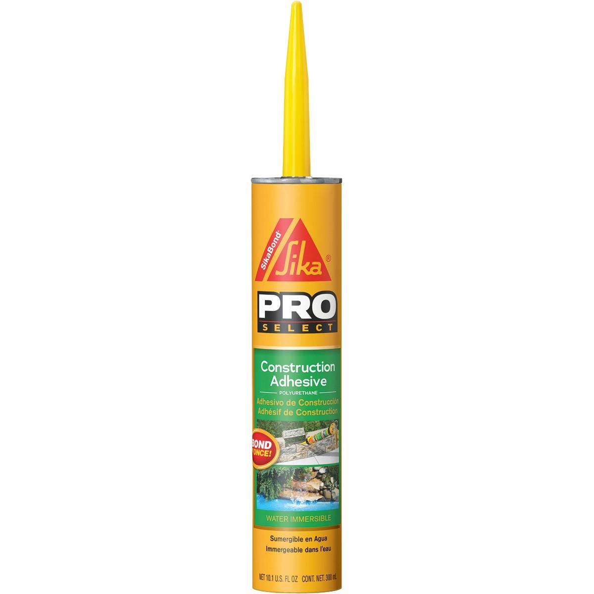 Sika 106403 Construction Adhesive, Gray, 10.1 oz Cartridge