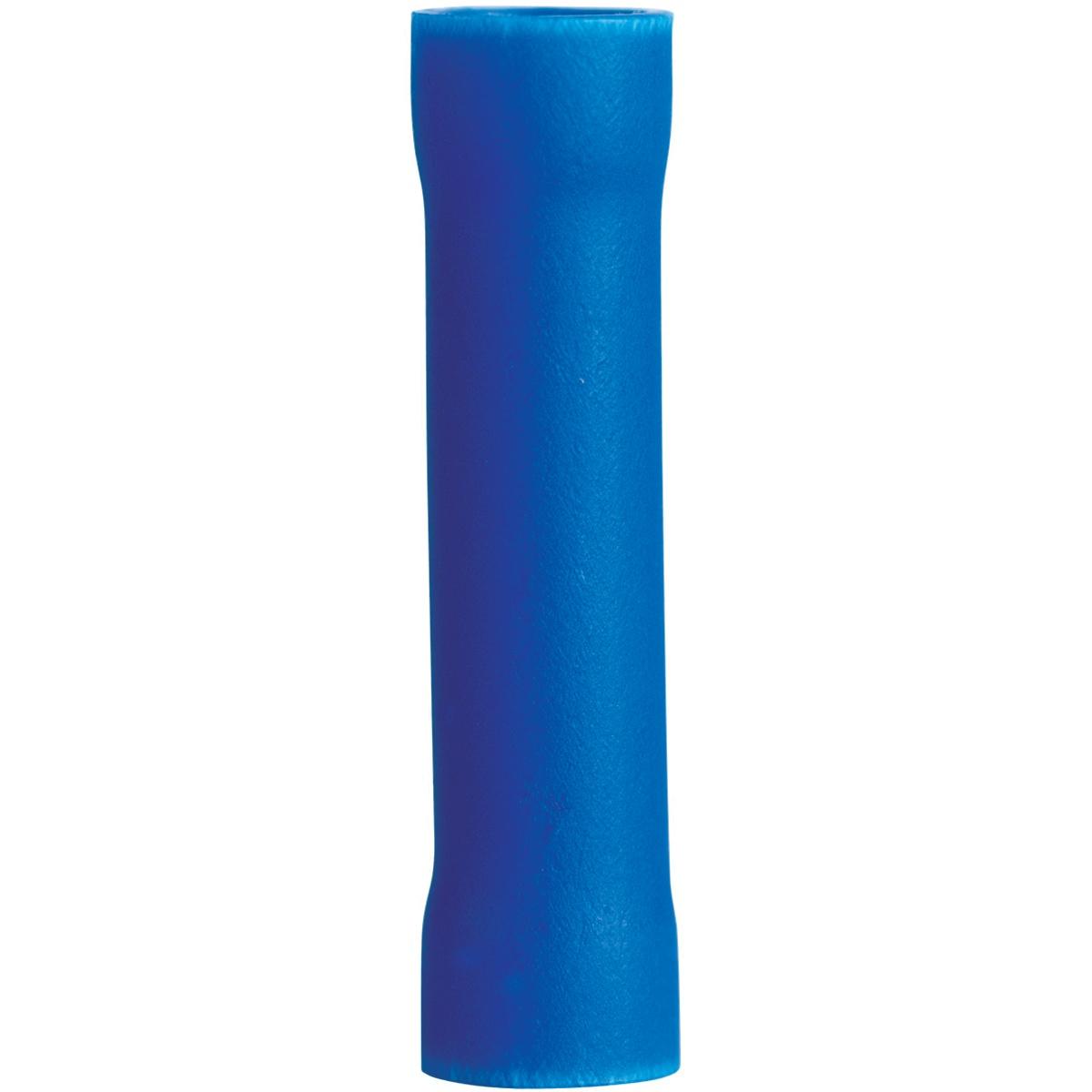 Gardner Bender 20-123 Insulated Butt Splice Connector, 600 V, 16 to 14 AWG Wire, Blue