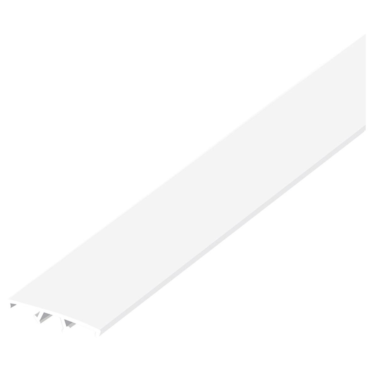 3-1/2 in x 8 ft White Vinyl Porch Screening System Cap