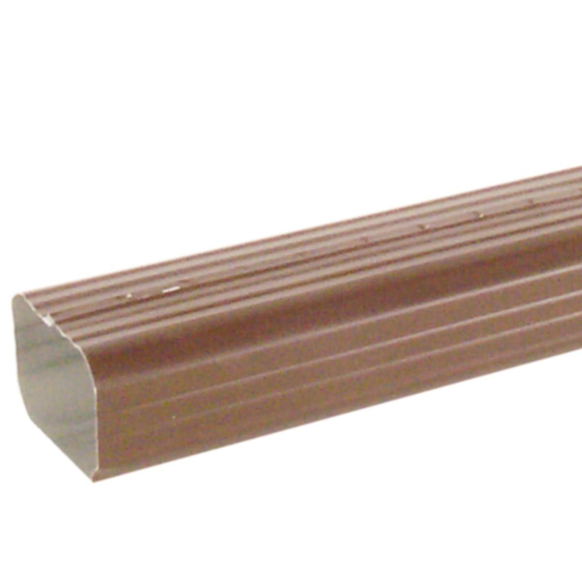 ALUM DOWNSPOUT 2X3 10'BRN 240101912