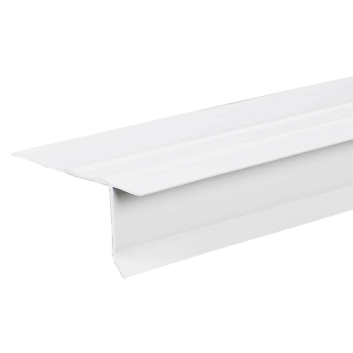 DRIP EDGE WHITE ALUM F-4 1/2 10'