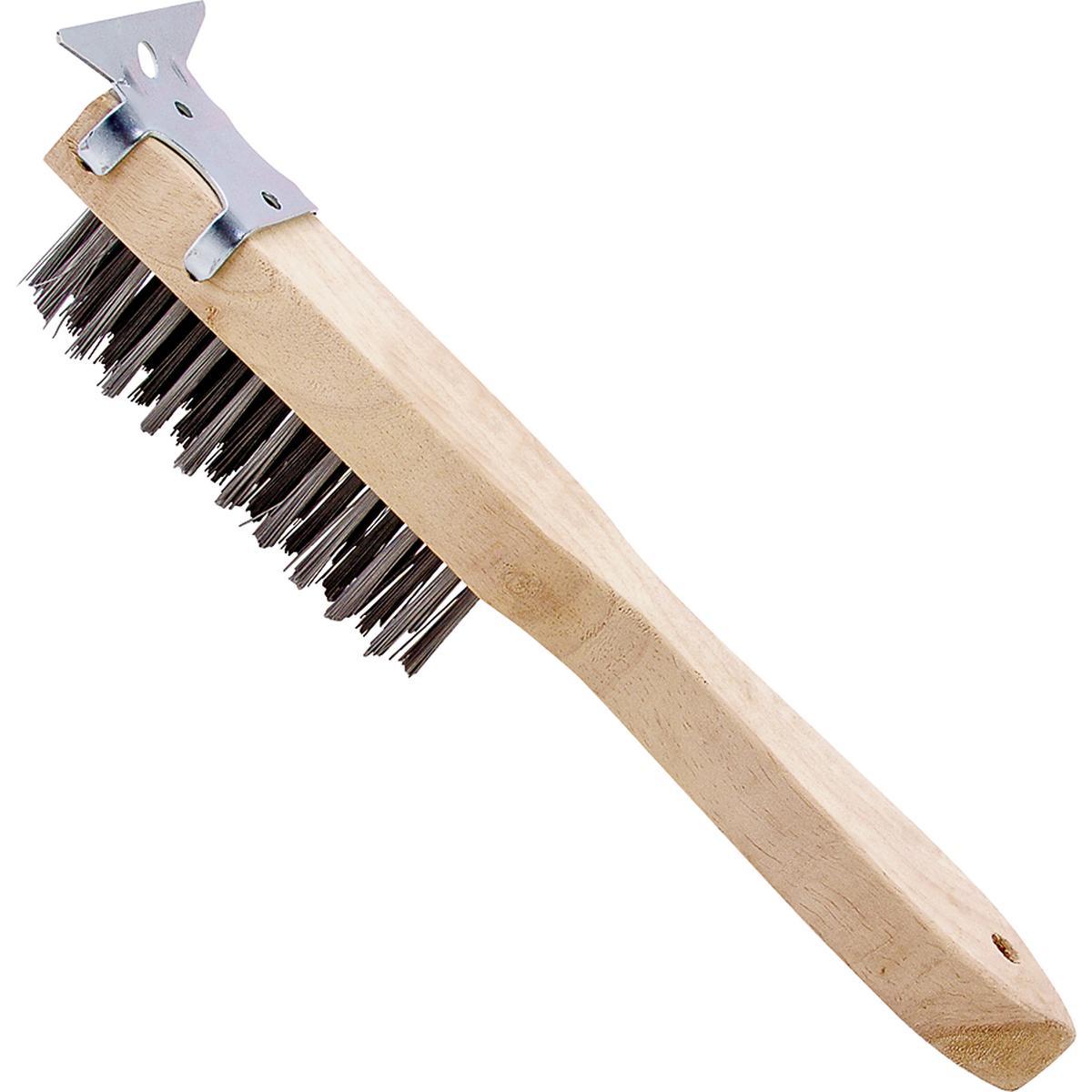 Hd Wire Brush W/Scraper 01411S