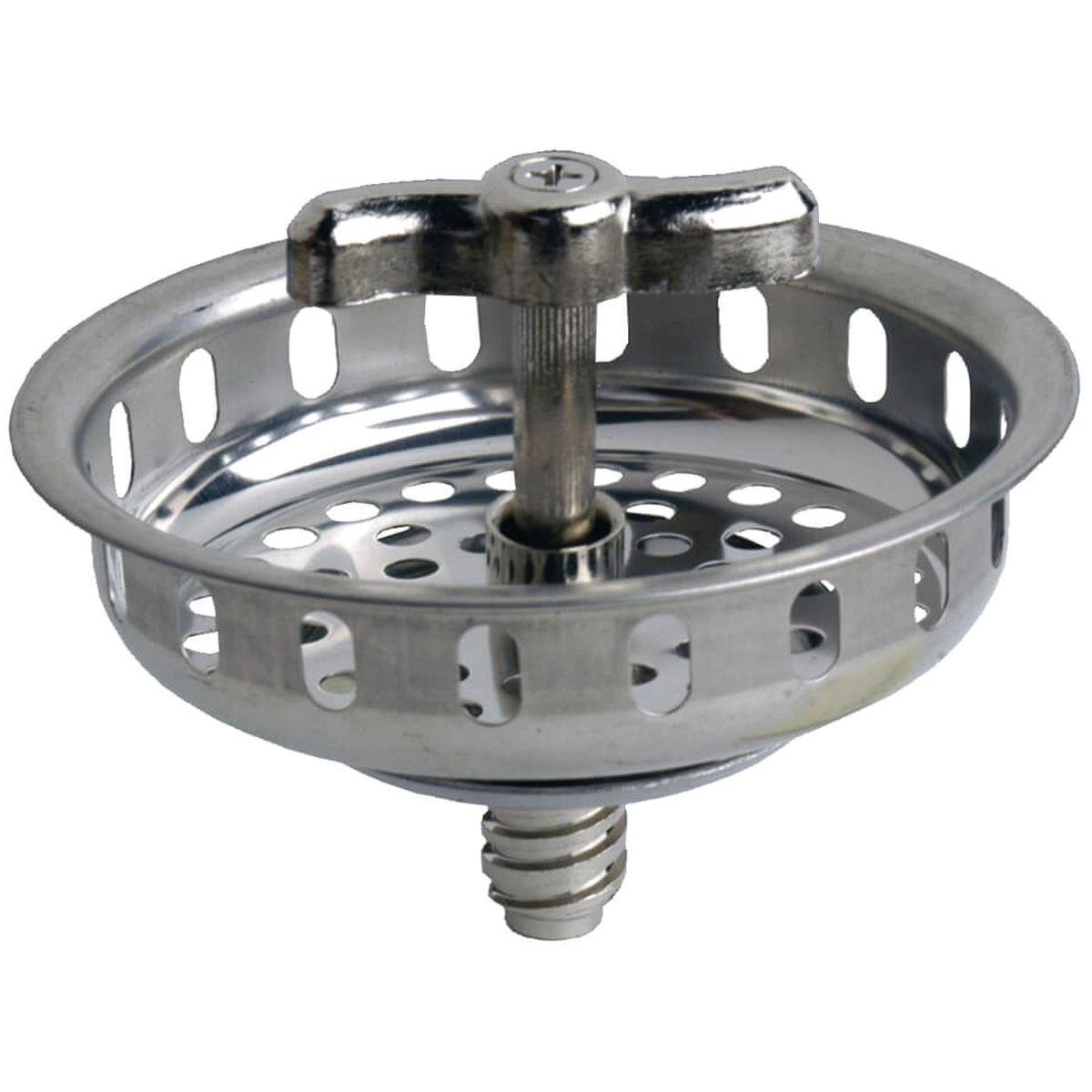 STRAINER BASKET 3-1/2" CHROME