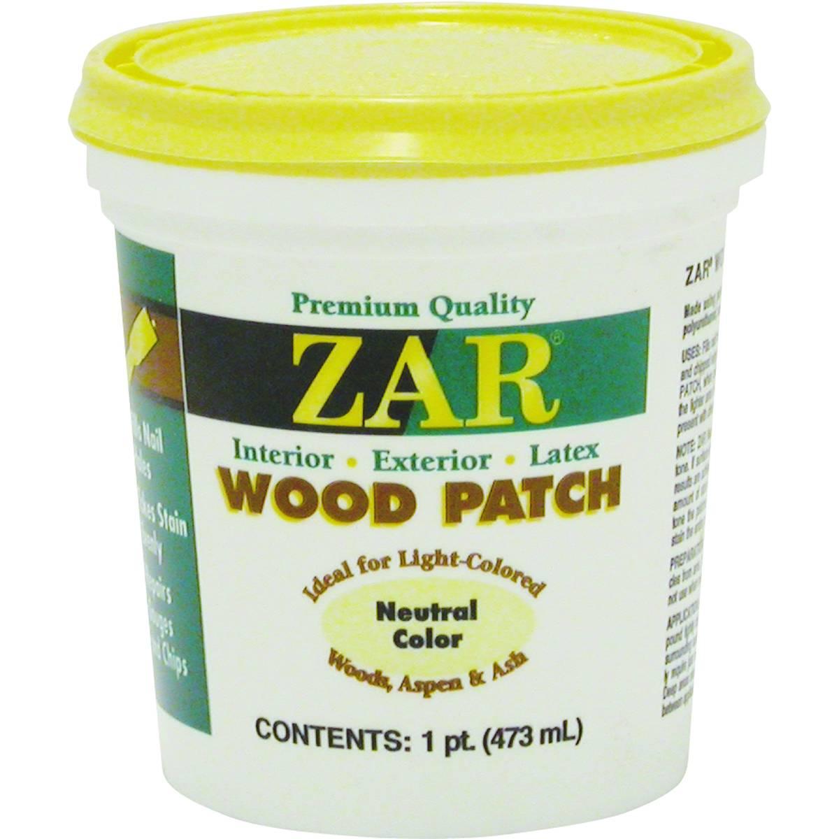 ZAR 30911 Wood Patch, Paste, Amine, 1 pt Pail