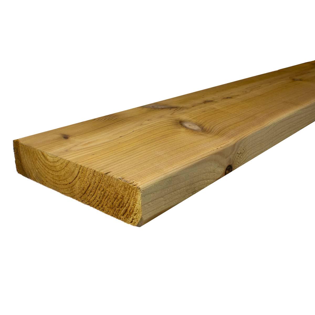 2-in x 8-in x 12-ft  Western Red Cedar S4S Kiln Dried Select Tight Knotty Lumber
