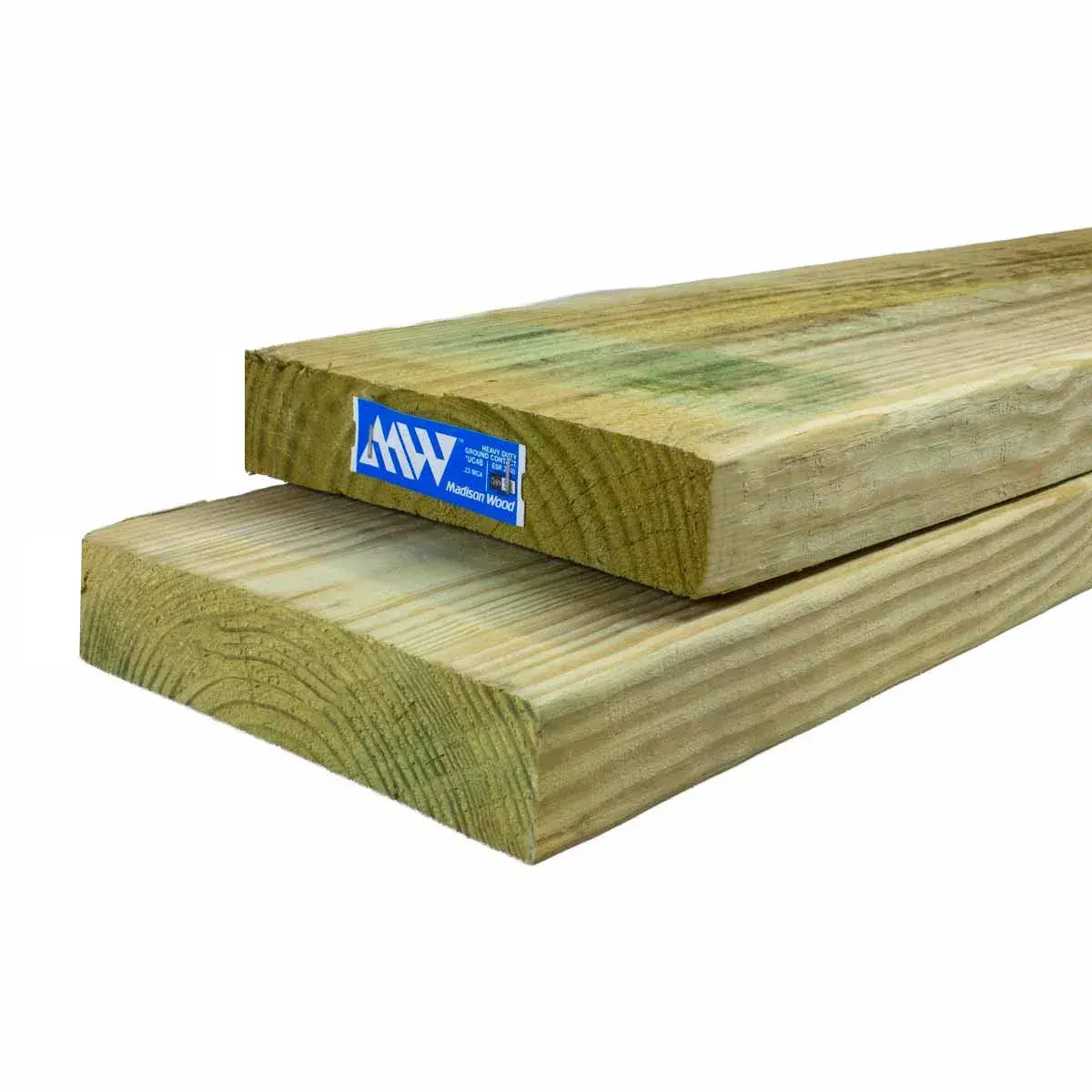 2-in x 8-in x 12-ft  #1 UC4B Heavy Duty Critical Structure Ground Contact Treated Lumber Stacked and Tagged Alt #3
