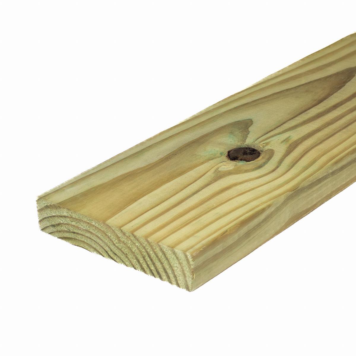 2 in x 8 in x 16 ft #1 Ground Contact Pressure Treated Lumber .60 CCA Sloppy V T&G Alt #1