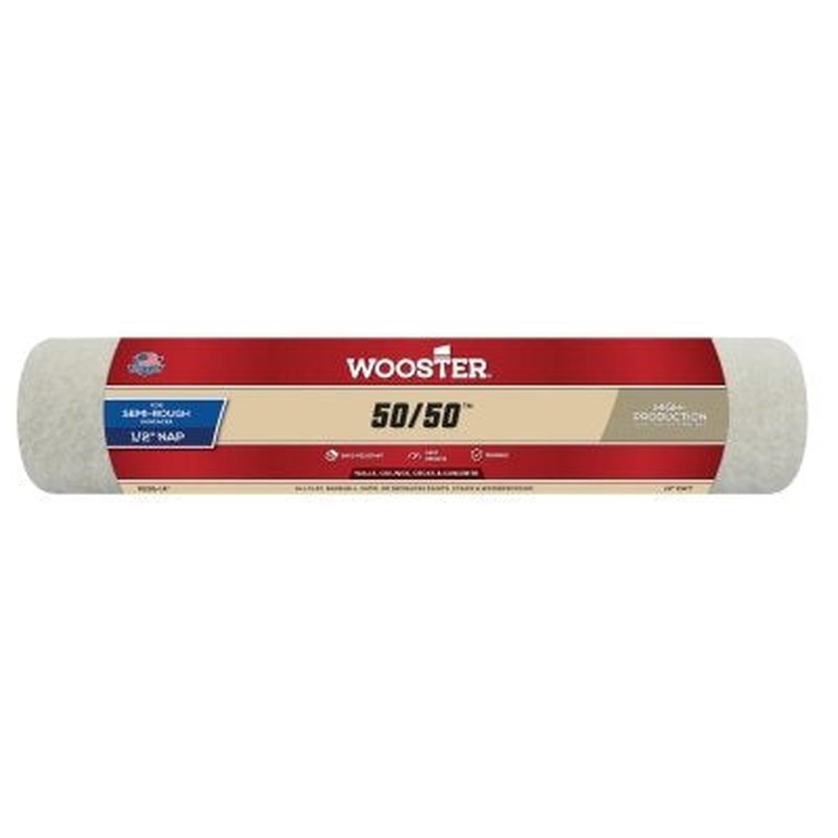 Wooster 50/50 Roller Cover, 1/2 in