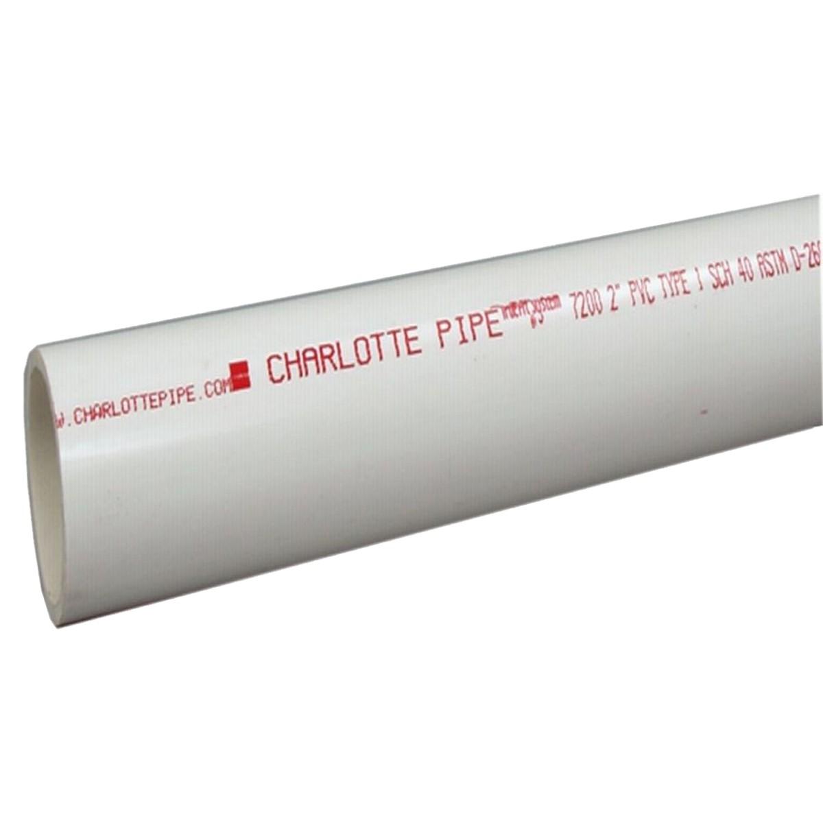SCH 40 PVC PIPE 2" X 10'