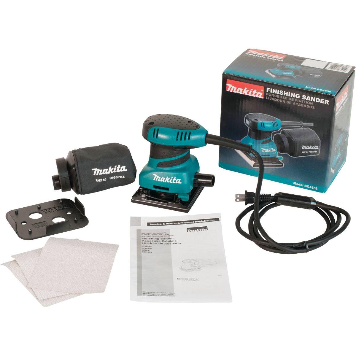 BO4556 Sander, Paper, Dust bag, Punch Plate View #2