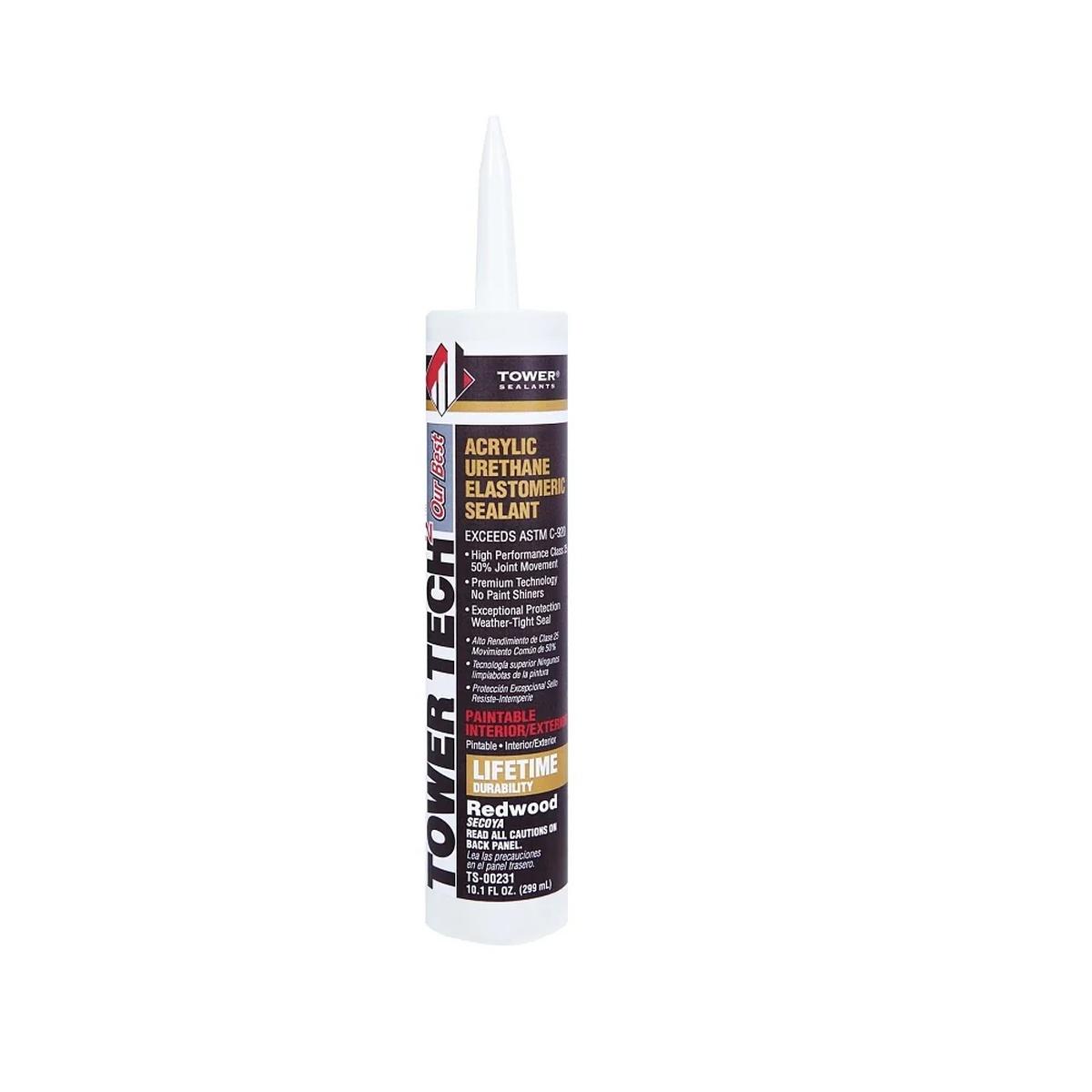 Tower Tech Tan Acrylic Urethane Elastomeric Sealant 10.1 oz