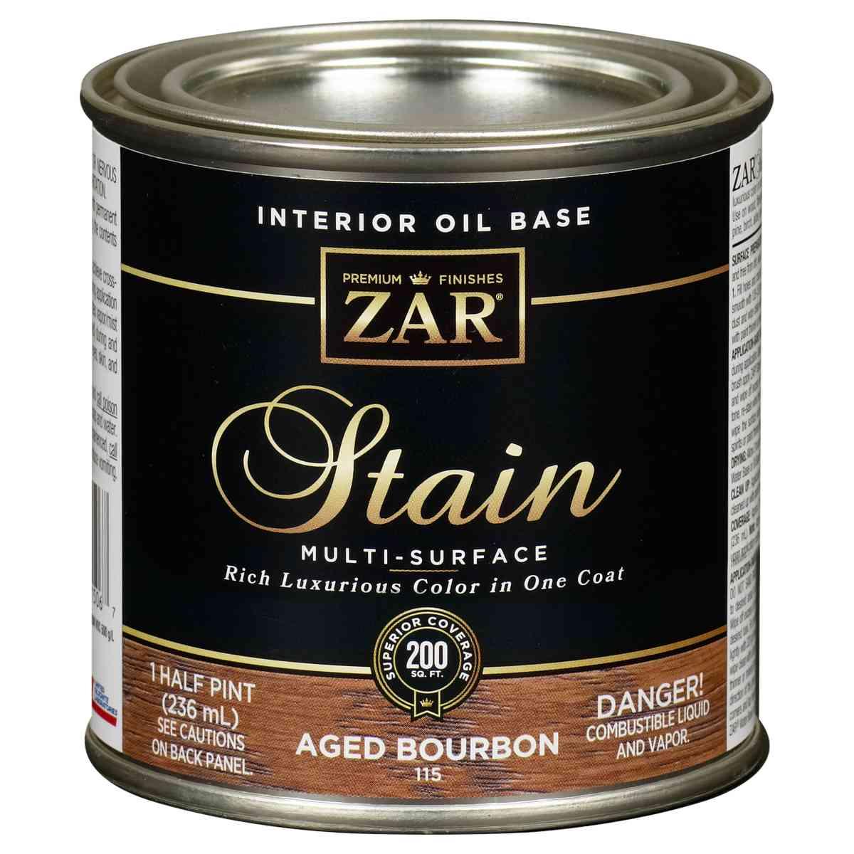 1/2-pt Wood Stain Aged Bourbon