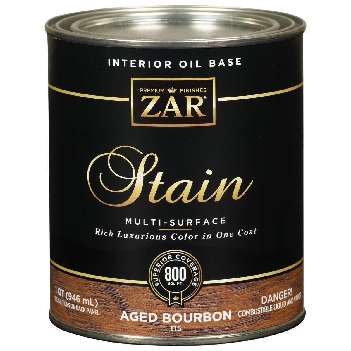 1-qt Wood Stain Aged Bourbon