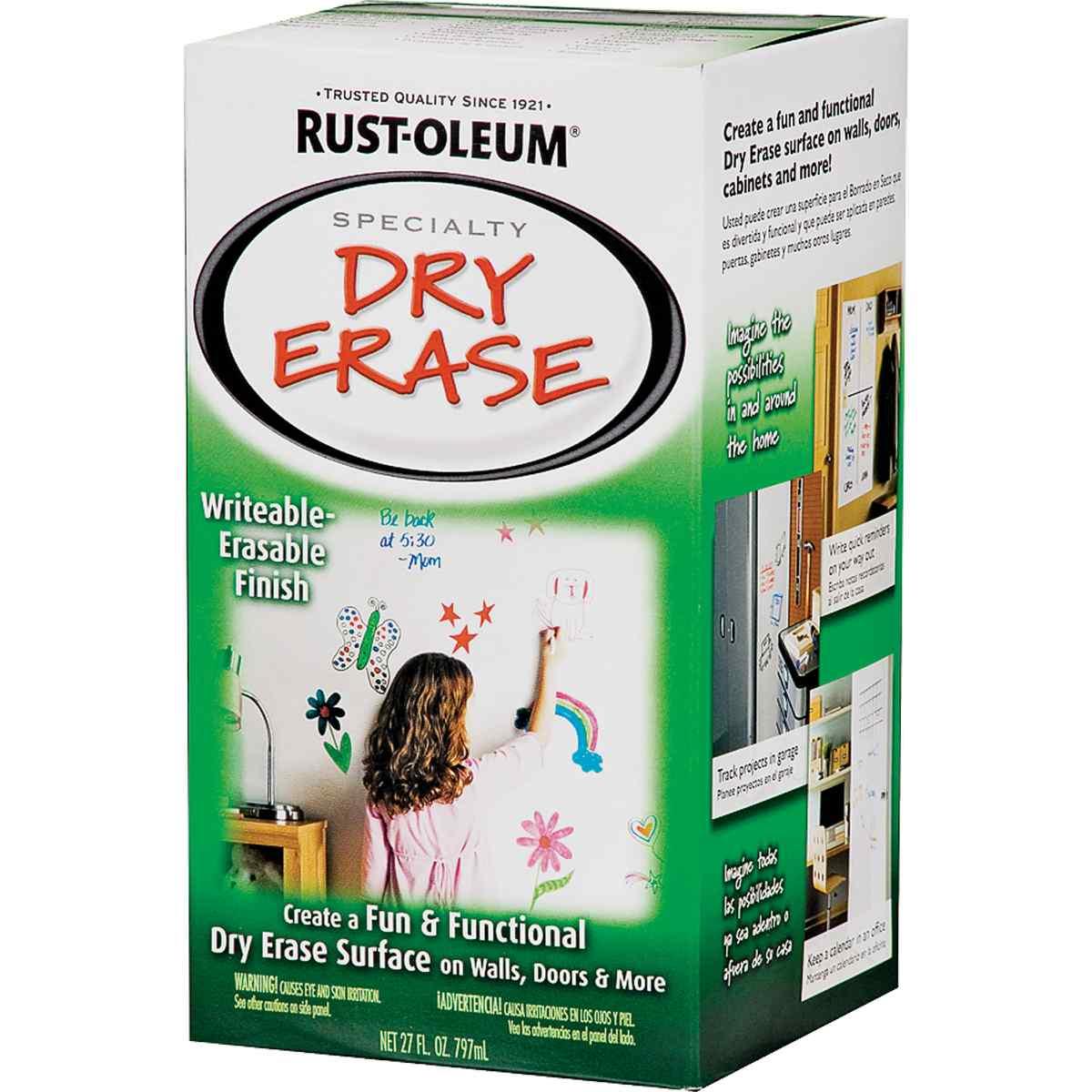 Rust-Oleum Dry Erase Paint, White 27 oz