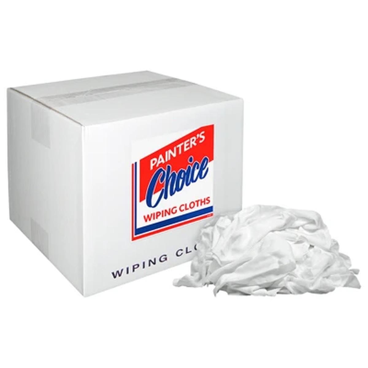 10Lb Box White Bleached Rag