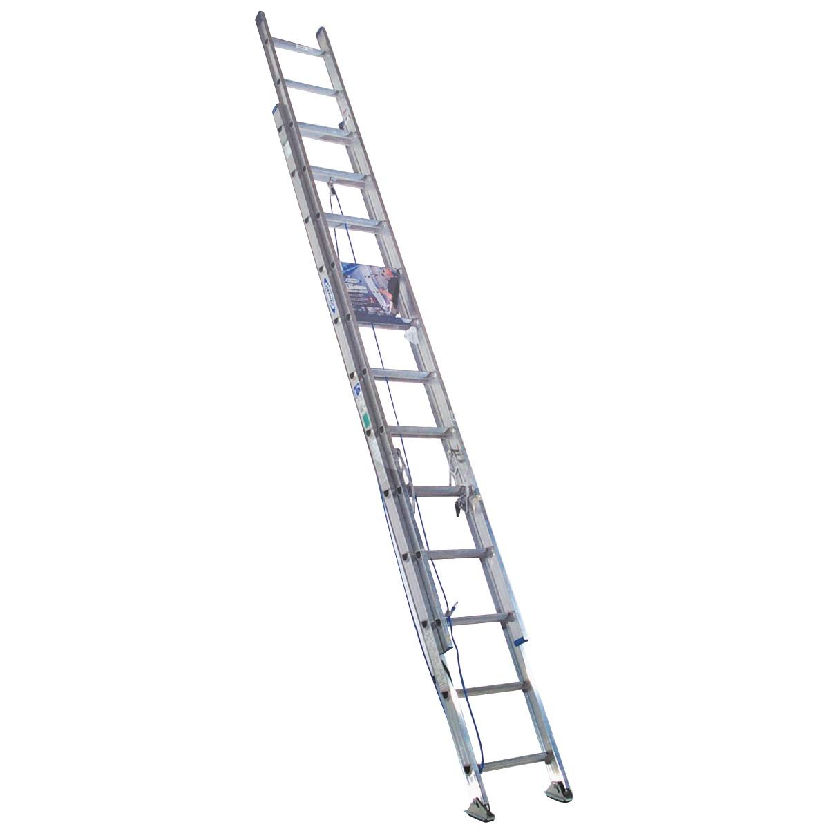 ALUM EXT LADDER 24'(250LB)AE322