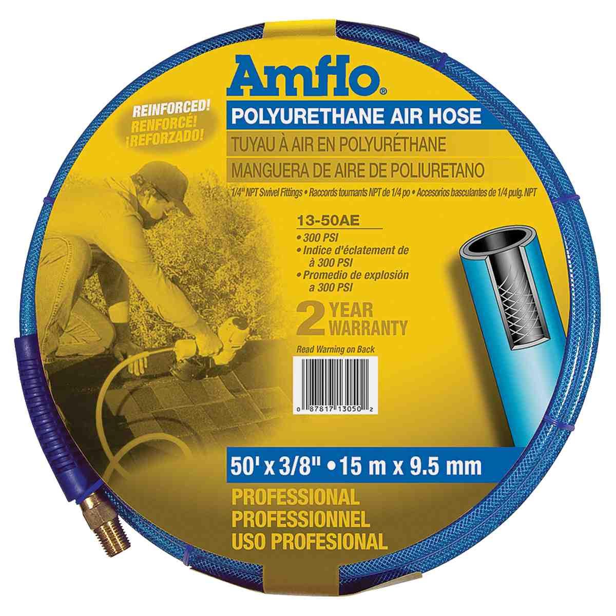 3/8"X50' AIR HOSE W/1/4MPT 1350A