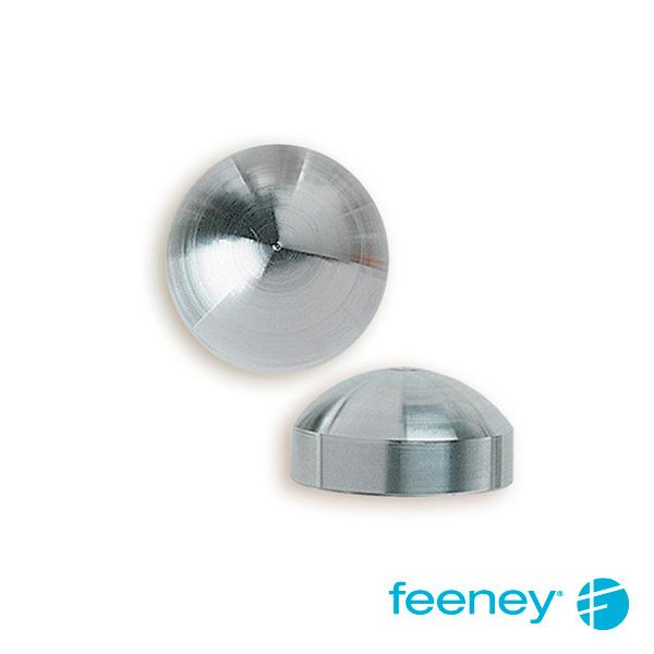 Feeney Stainless Steel Dome End Cap 4-Pack