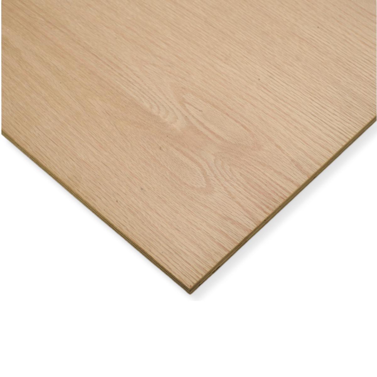 3/4-in x 4-ft x 8-ft Red Oak Plywood Panel B-2 Grade