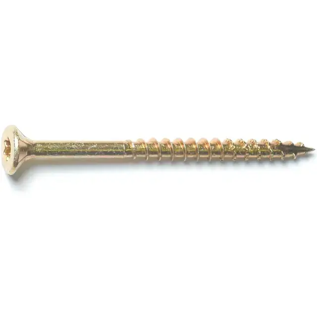 #9 x 2-1/2-in Star Drive Wood Screw, Gold 5-lb