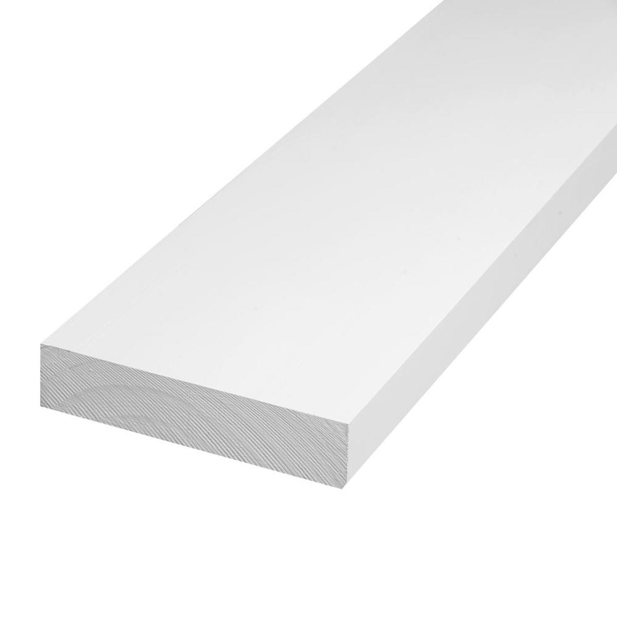 5/4-in x 8-in x 16-ft S4S Primed Finger Joint Pine Boards