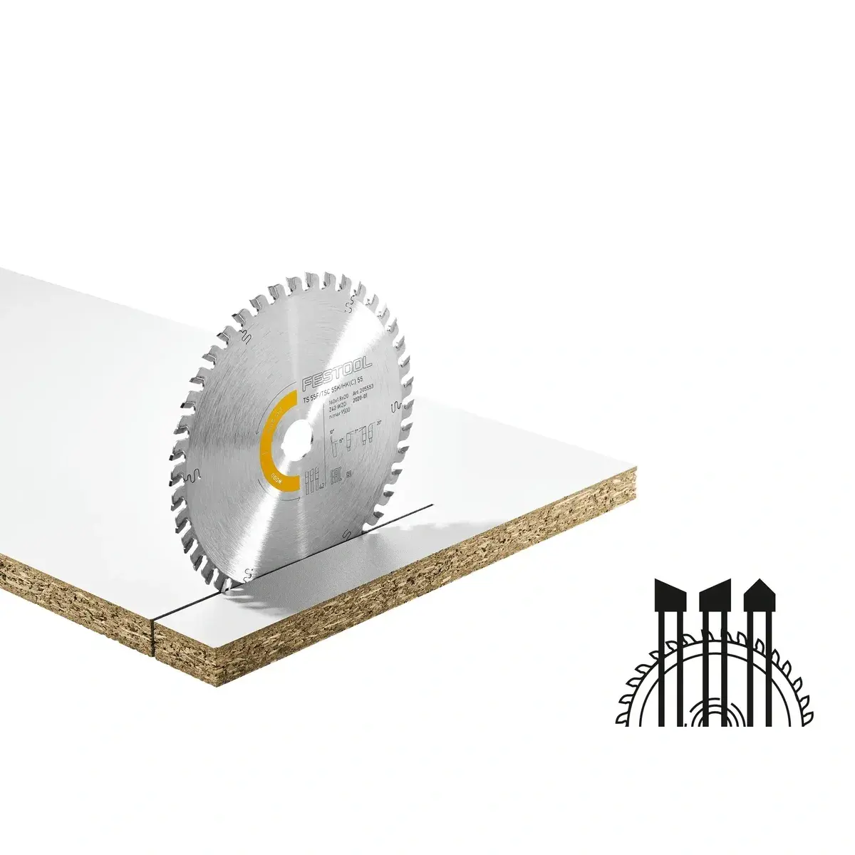 Wood Fine Cut 6-1/4-in 48-Tooth Carbide Saw Blade