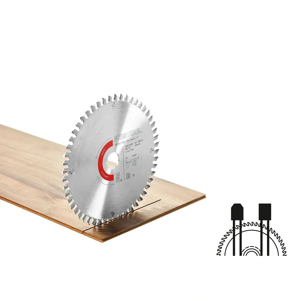 Laminate/HPL 6-1/4-in 48-Tooth Carbide Saw Blade