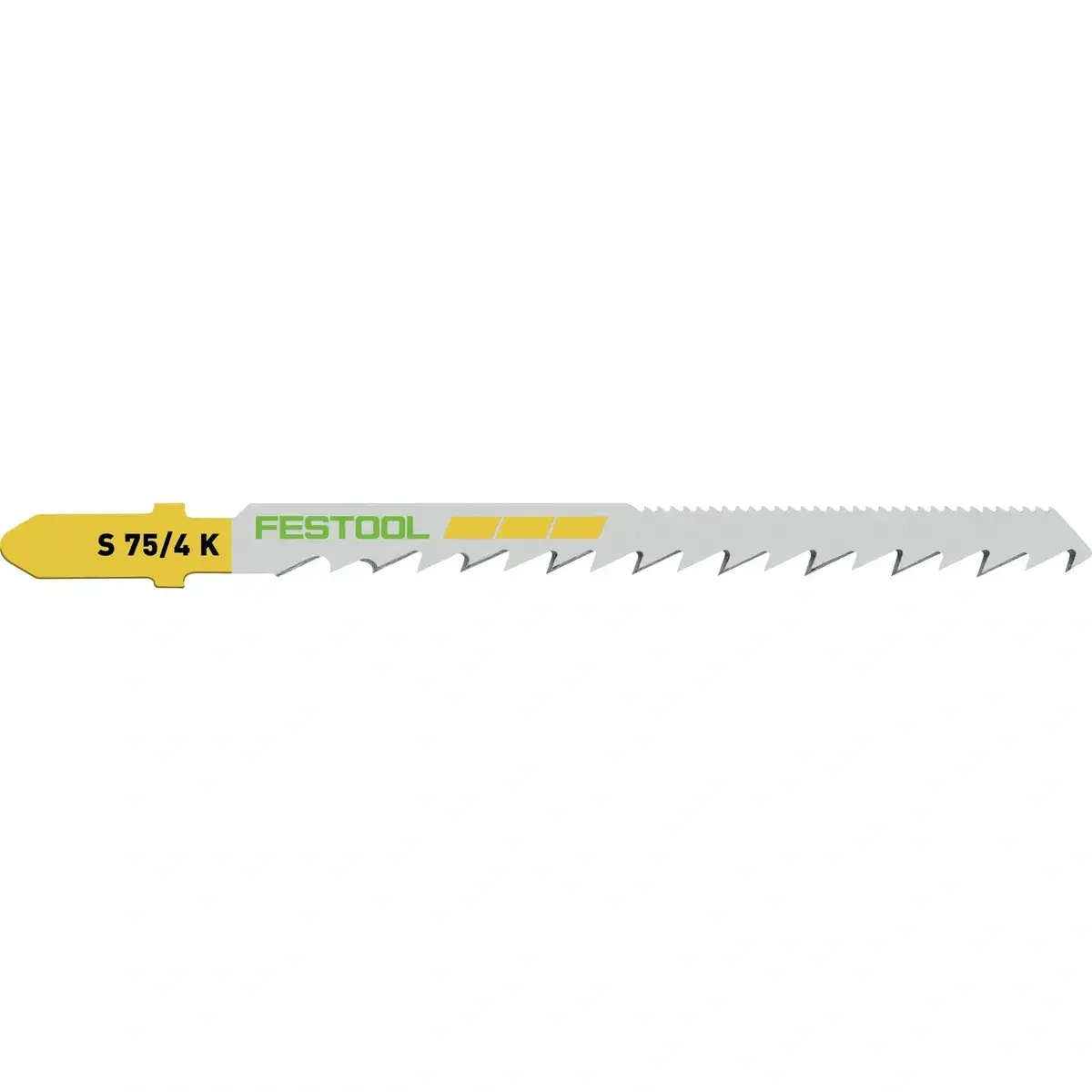 Wood Basic Jigsaw Blades 75mm 4mm Tooth Pitch 5-Pack