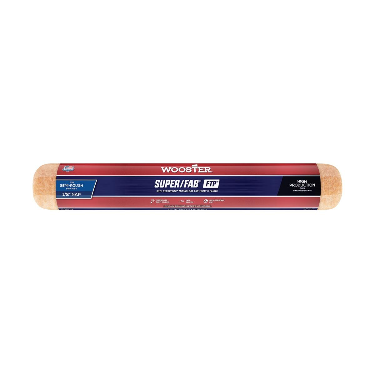 18-in x 1/2-in Super Fab Paint Roller Cover