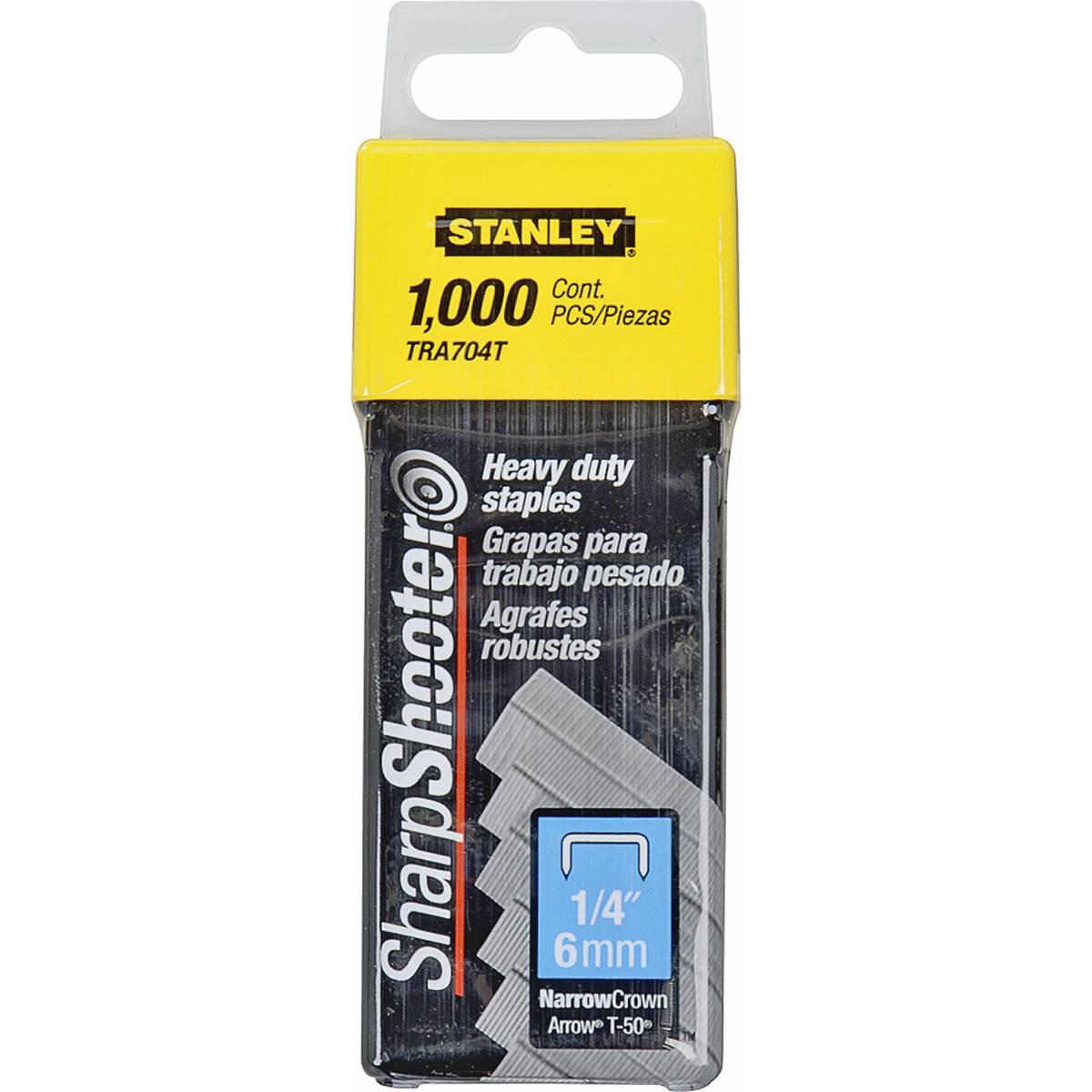 STAN  SS HD STAPLE 1/4"  TRA704T