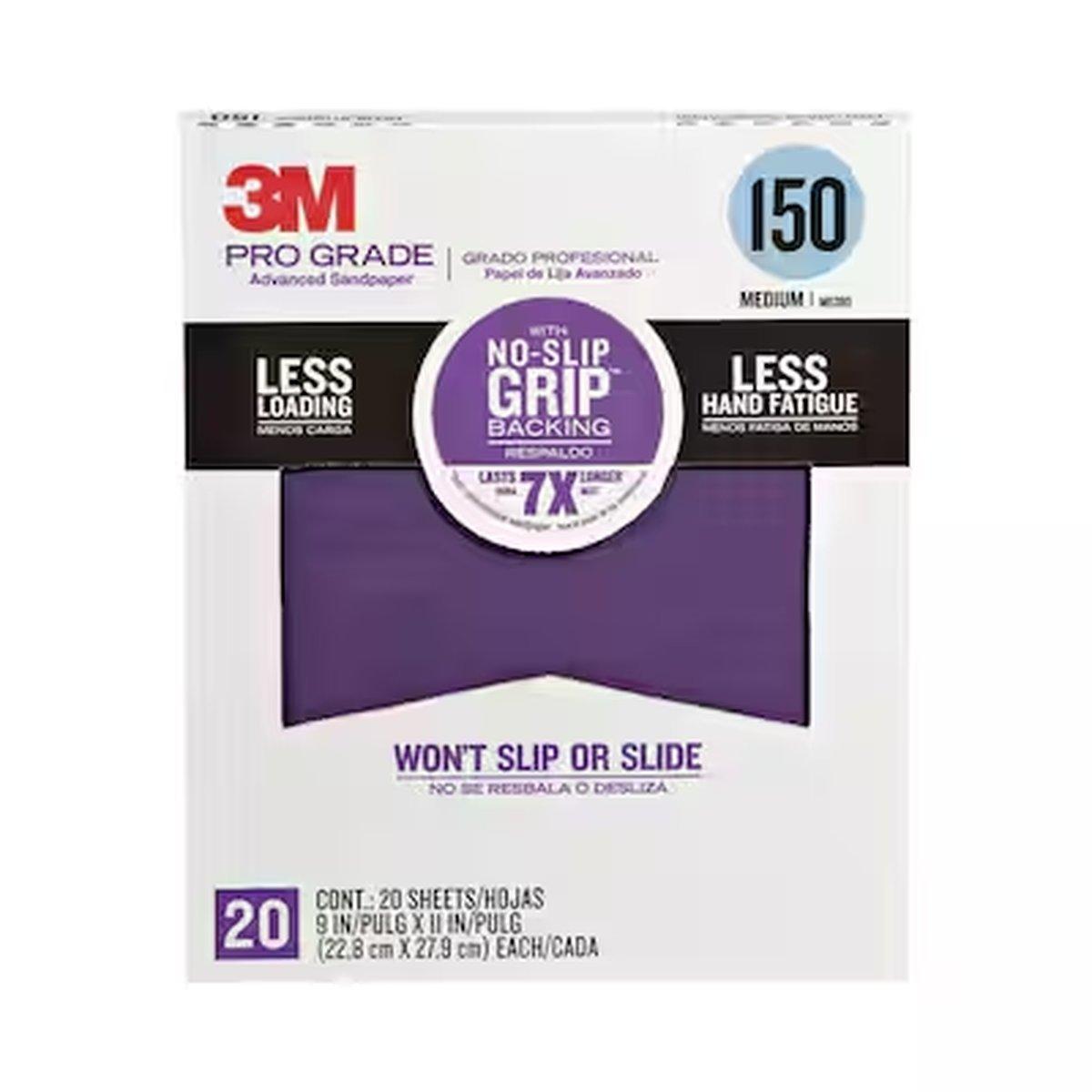Sandpaper 3M Purple 9X100 20Pk150G
